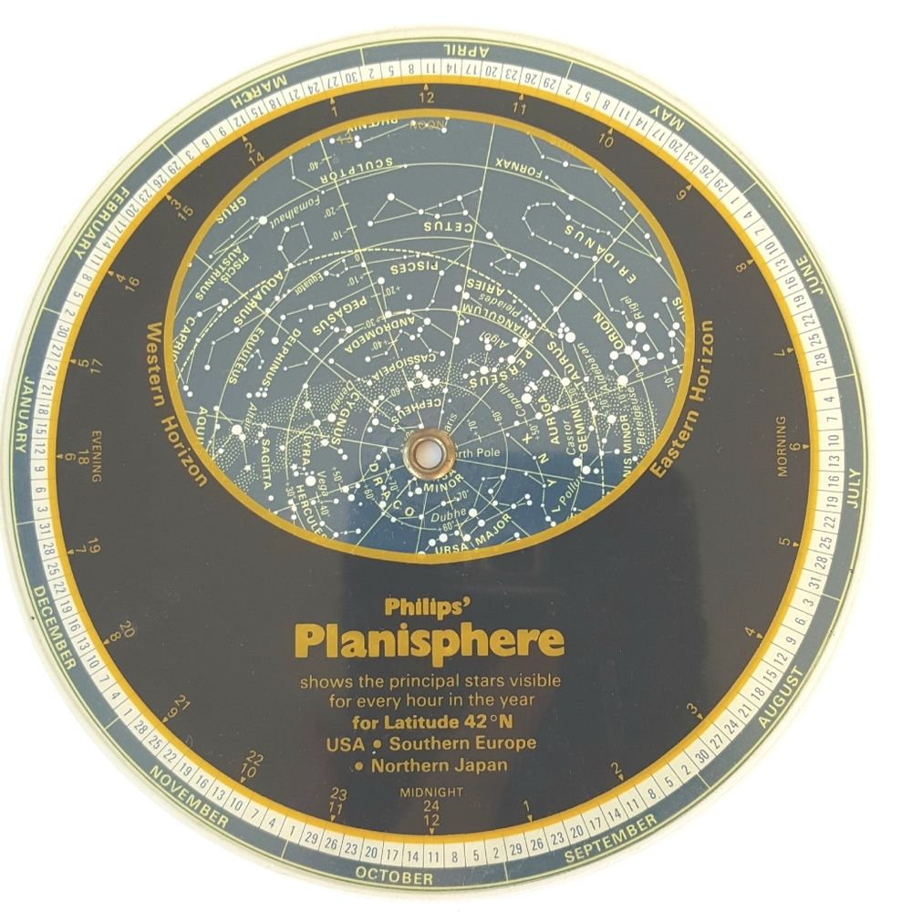 Planisphere Constellations Stars STEM Science Astronomy Planetarium Wheel - Picture 3 of 5